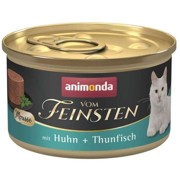 Animonda Cat Vom Feinsten Adult Mousse mit Huhn & Thunfisch 12 x 85 g