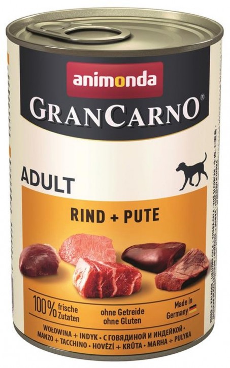 Animonda Dog GranCarno Adult Rind & Pute 12 x 400 g