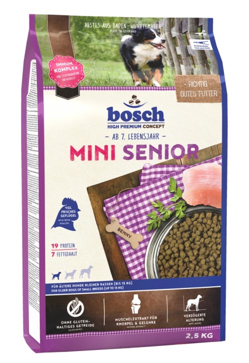 Bosch Mini Senior 1 kg oder 2,5 kg (SPARTIPP: unsere Staffelpreise)