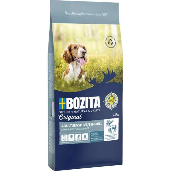 Bozita Dog Original Adult Sensitive Digestion Lamm 3 kg oder 12 kg (SPARTIPP: unsere Staffelpreise)