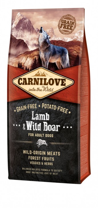 Carnilove Dog Adult Lamm & Wildschwein 12 kg (SPARTIPP: unsere Staffelpreise)