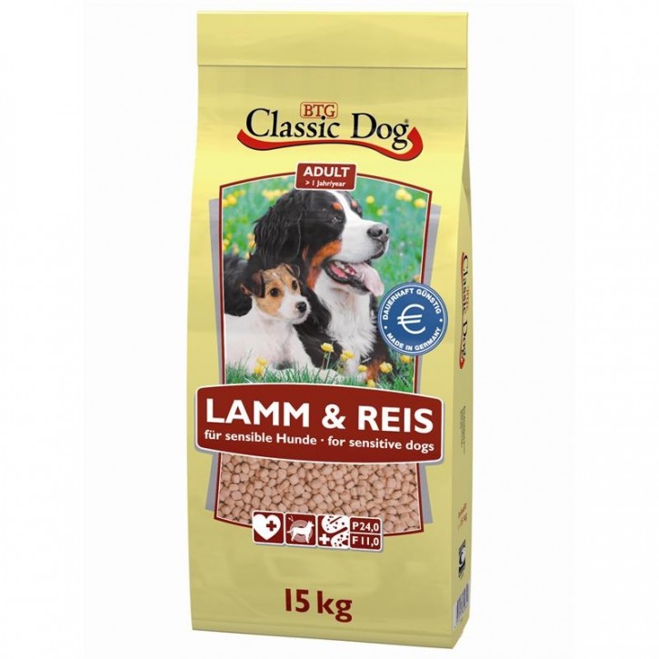 Classic Dog Lamm und Reis 15 kg