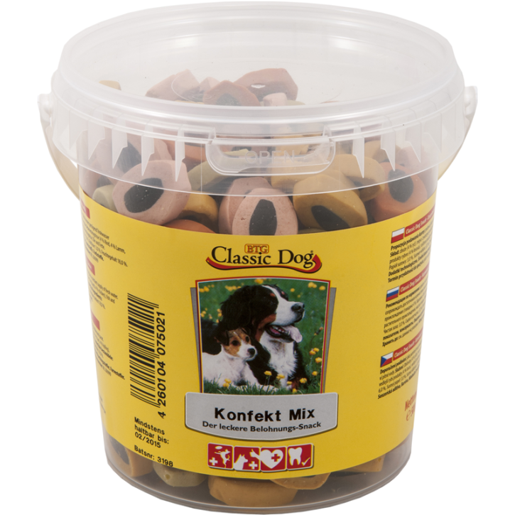 Classic Dog Snack Konfekt Mix 8 x 500 g