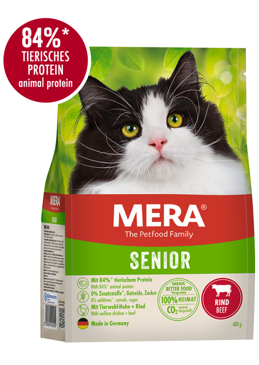 Mera Cat Senior mit Rind 2 kg (SPARTIPP: unsere Staffelpreise)