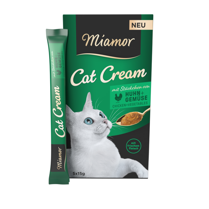 Miamor Cat Cream mit Huhn & Gemüse 55 x 15 g