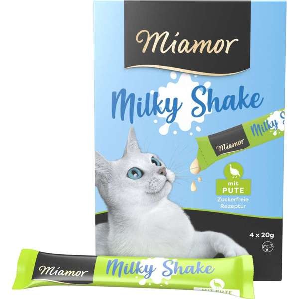 Miamor Cat Milky Shake mit Pute 11 x 80 g