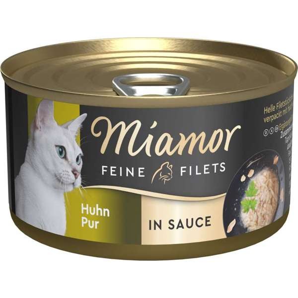 Miamor Feine Filets Huhn Pur in Sauce 24 x 85 g