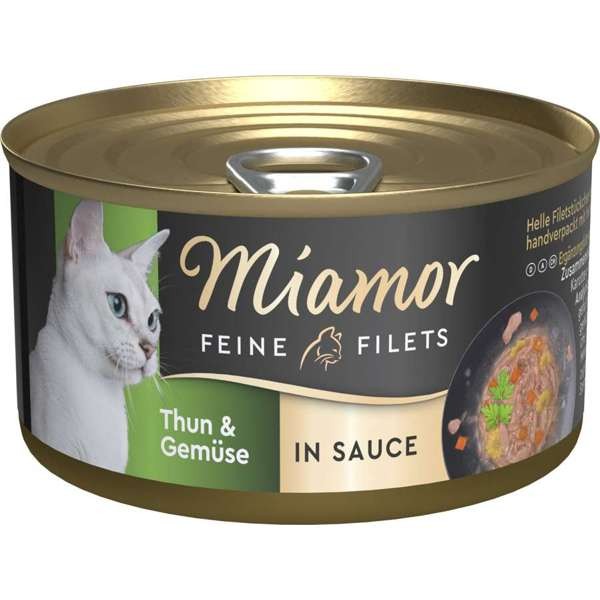 Miamor Feine Filets Thunfisch & Gemüse in Sauce 24 x 85 g