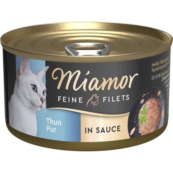 Miamor Feine Filets Thunfisch Pur in Sauce 24 x 85 g