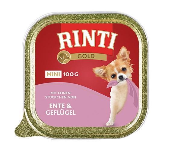 Rinti Gold Mini Ente & Geflügel 16 x 100 g