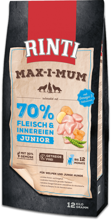 Rinti Max-i-Mum Junior Huhn 2 x 12 kg (Staffelpreis)