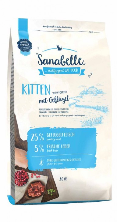 Sanabelle Kitten 400 g, 2 kg oder 10 kg (SPARTIPP: unsere Staffelpreise)