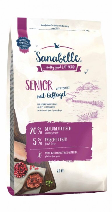 Sanabelle Senior 400 g, 2 kg oder 10 kg (SPARTIPP: unsere Staffelpreise)