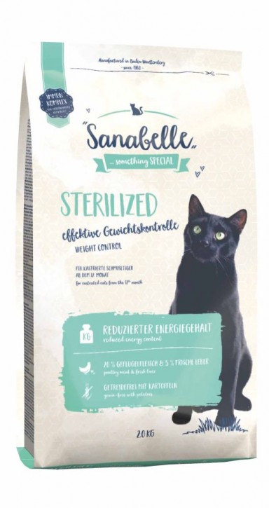 Sanabelle Sterilized 400 g, 2 kg oder 10 kg (SPARTIPP: unsere Staffelpreise)