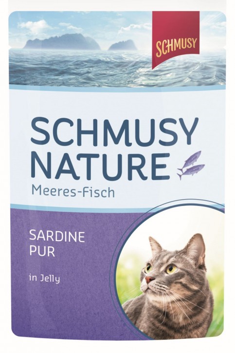 Schmusy Nature Meeresfisch Sardine pur 24 x 100 g