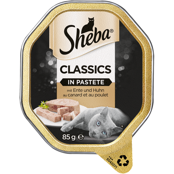 Sheba Classics in Pastete Ente & Huhn 22 x 85 g