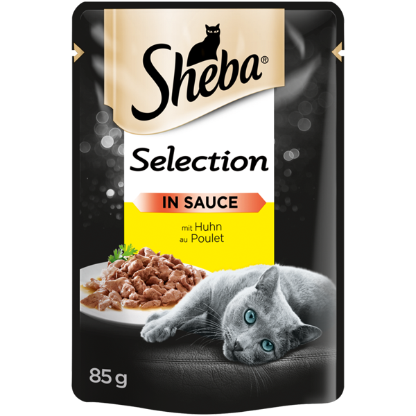 Sheba Selection in Sauce mit Huhn 28 x 85 g