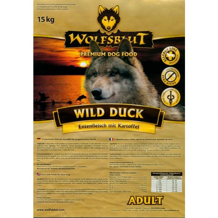 Wolfsblut Wild Duck 12,5 kg (SPARTIPP: unsere Staffelpreise)