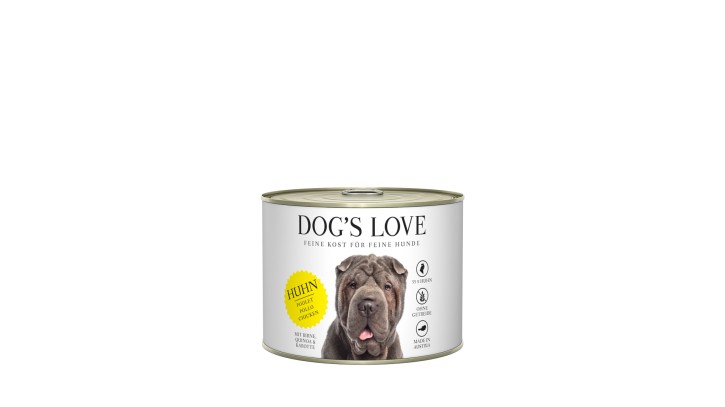 DOGS LOVE Huhn mit Birne, Quinoa & Karotte 6 x 200 g