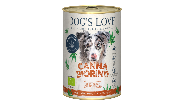 DOGS LOVE Canna Bio Rind 400 g