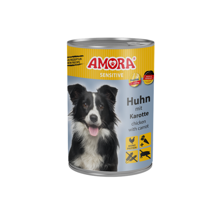 AMORA Sensitive Adult Huhn mit Karotte 6 x 400 g