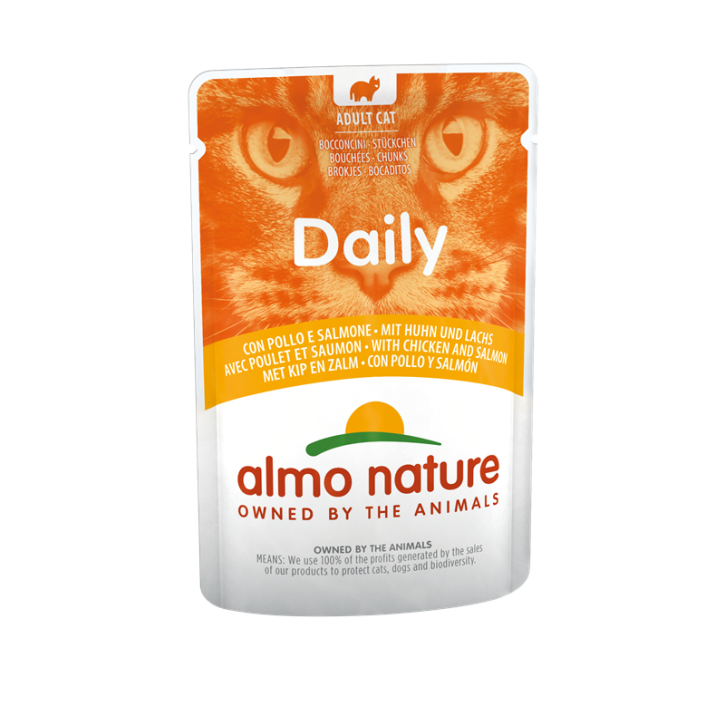 Almo Nature Daily Huhn & Lachs 30 x 70 g