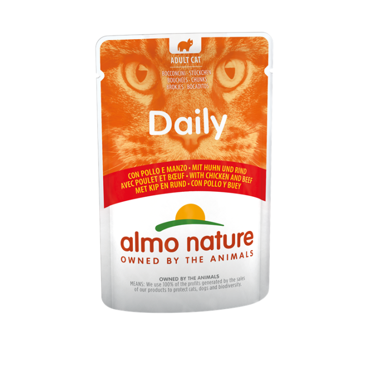 Almo Nature Daily Huhn & Rind 30 x 70 g