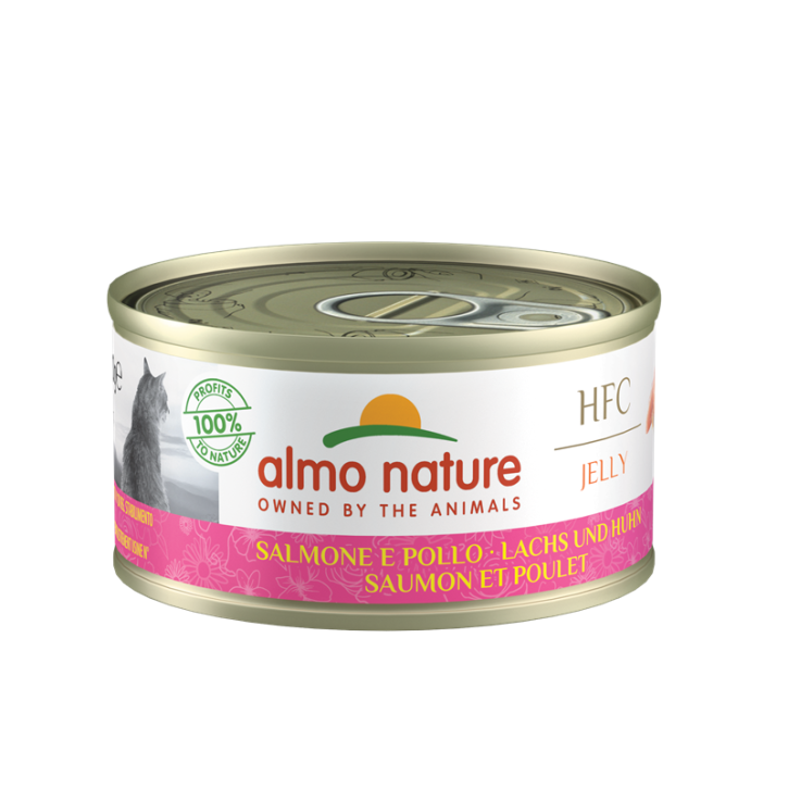 Almo Nature Jelly Lachs & Huhn 24 x 70 g