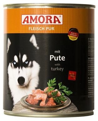 Amora Dog Fleisch Pur Adult mit Pute 6 x 800 g