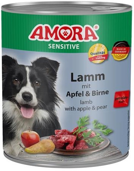 Amora Dog Sensitive Adult Lamm mit Apfel & Birne 6 x 800 g