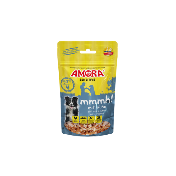 Amora Dog Snack Sensitive mmmh! mit Huhn 16 x 100 g