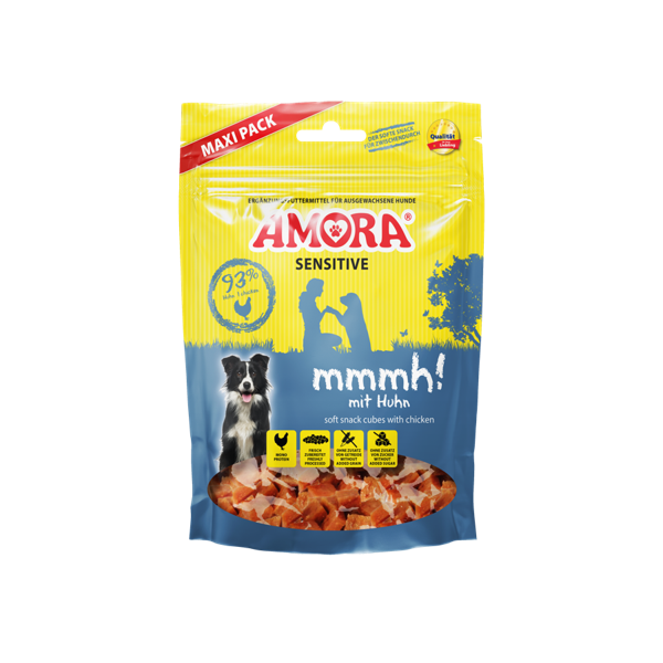 Amora Dog Snack Sensitive mmmh! mit Huhn 7 x 350 g