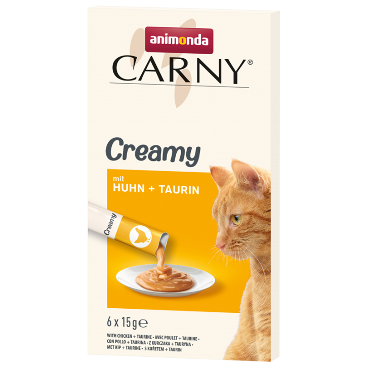 Animonda Carny Adult Creamy mit Huhn & Taurin 11 x 90 g