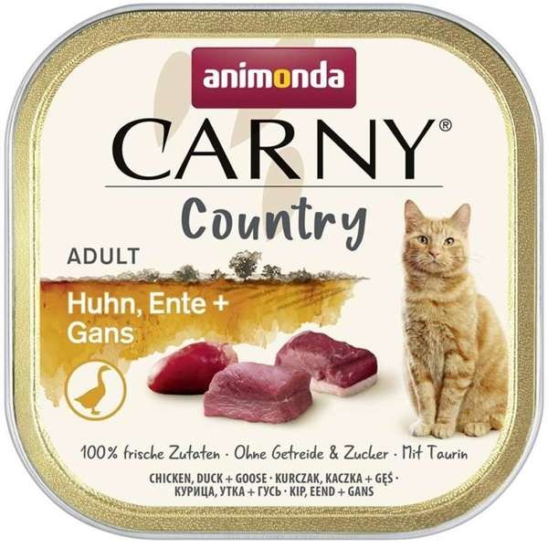 Animonda Cat Carny Adult Country Huhn, Ente & Gans 32 x 100 g
