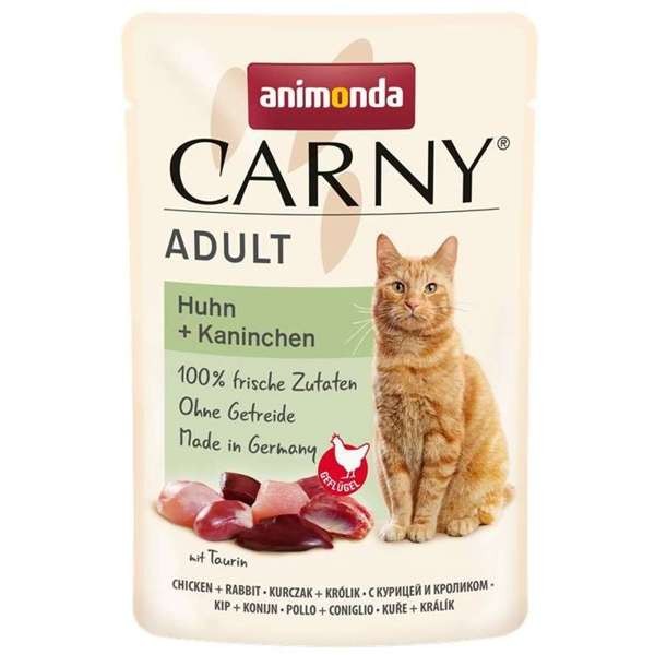 Animonda Cat Carny Adult Huhn & Kaninchen 12 x 85 g