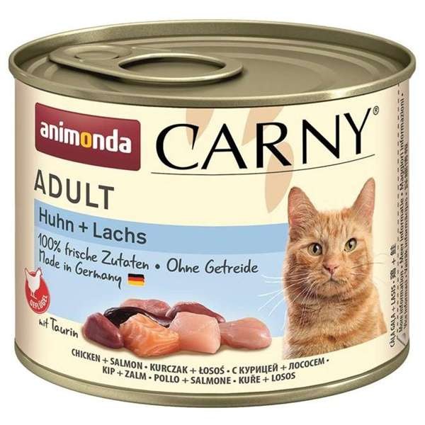 Animonda Cat Carny Adult Huhn & Lachs 12 x 200 g