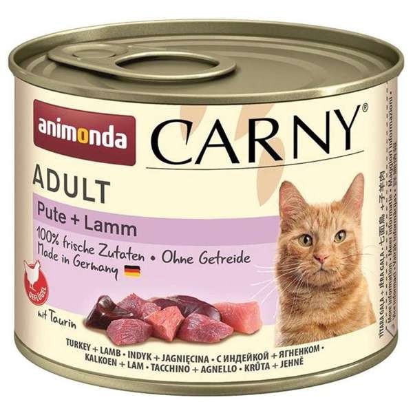 Animonda Cat Carny Adult Pute & Lamm 12 x 200 g