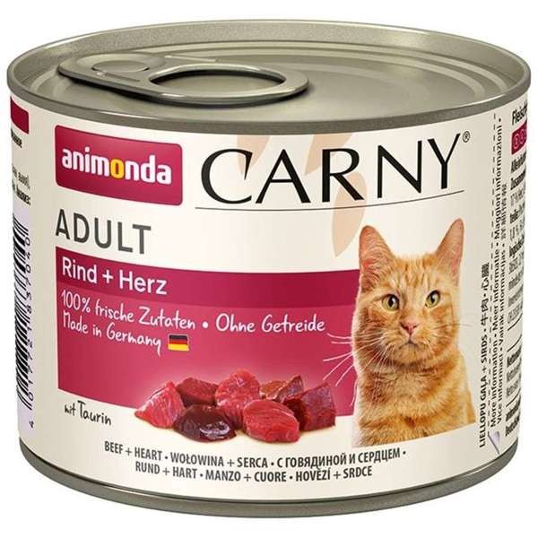 Animonda Cat Carny Adult Rind & Herz 12 x 200 g