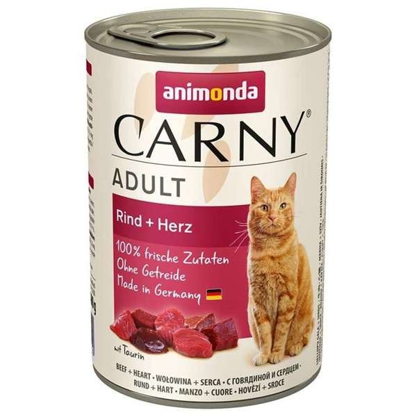 Animonda Cat Carny Adult Rind & Herz 6 x 400 g