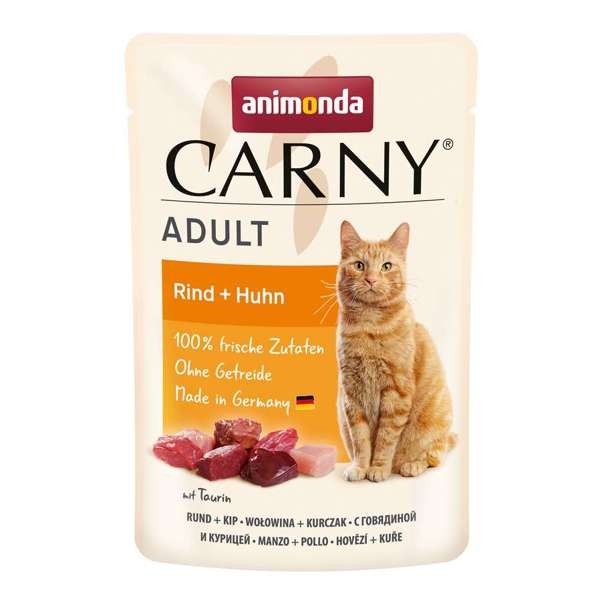 Animonda Cat Carny Adult Rind & Huhn 12 x 85 g
