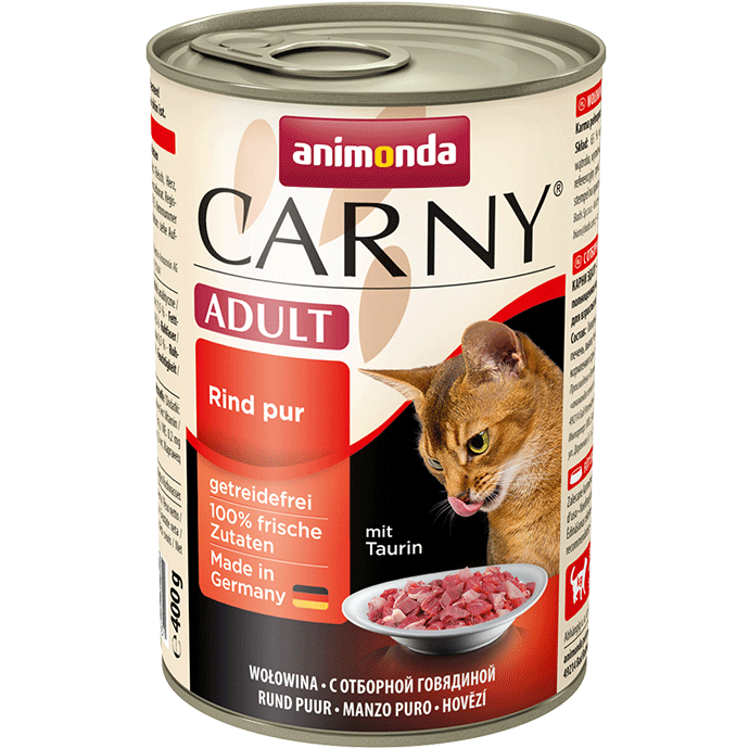 Animonda Cat Carny Adult Rind pur 6 x 400 g