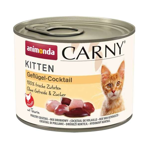 Animonda Cat Carny Kitten Geflügel-Cocktail 200 g oder 400 g