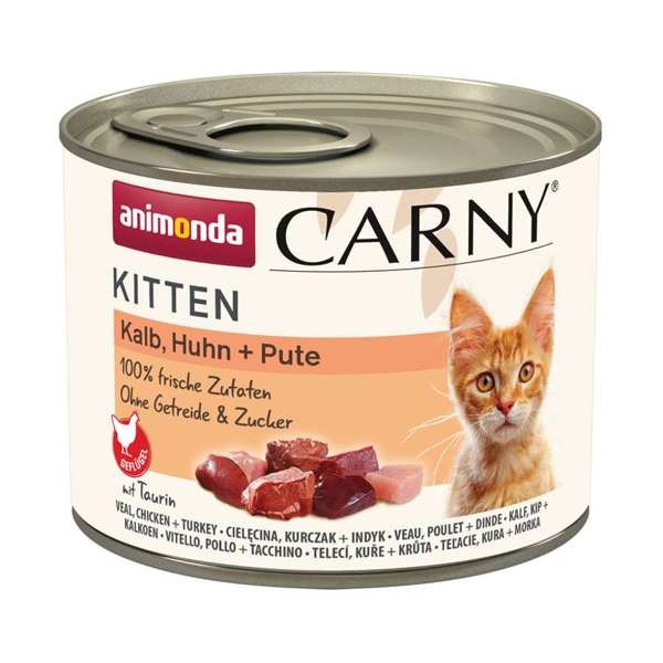 Animonda Cat Carny Kitten Kalb, Huhn & Pute 200 g oder 400 g