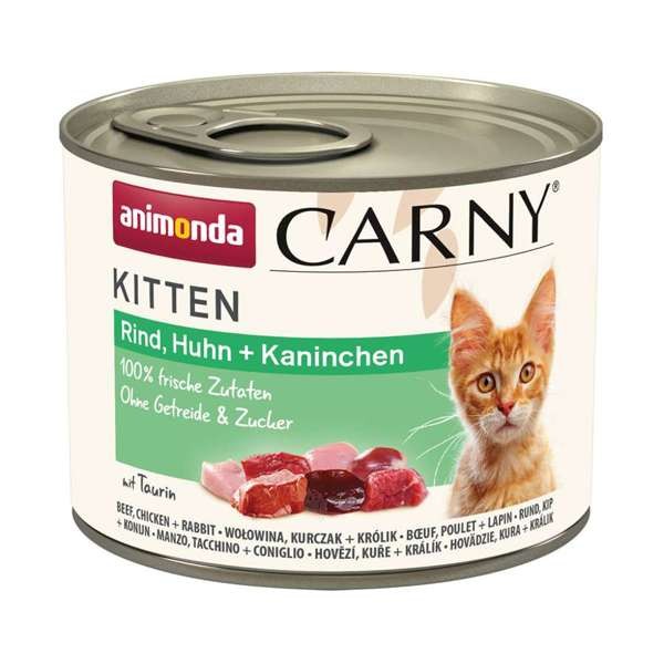 Animonda Cat Carny Kitten Rind, Huhn & Kaninchen 200 g oder 400 g