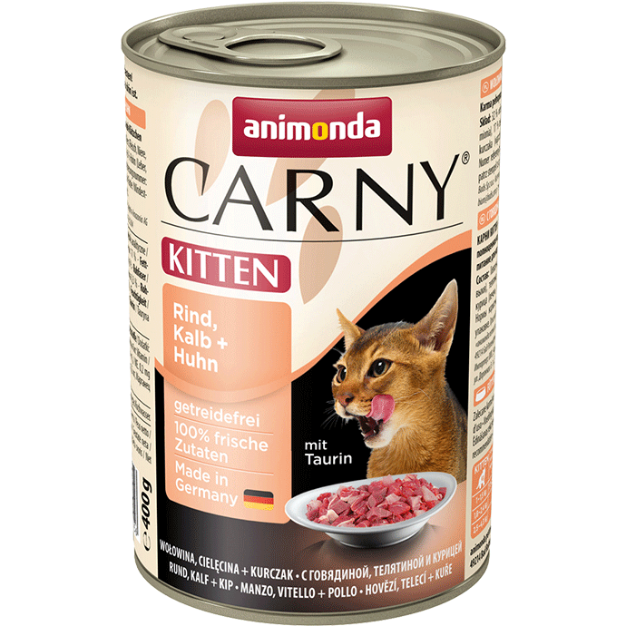 Animonda Cat Carny Kitten Rind, Kalb & Huhn 400 g