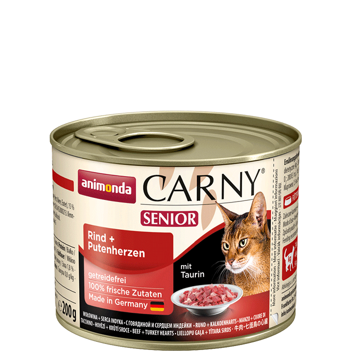 Animonda Cat Carny Senior Rind & Putenherzen 200 g