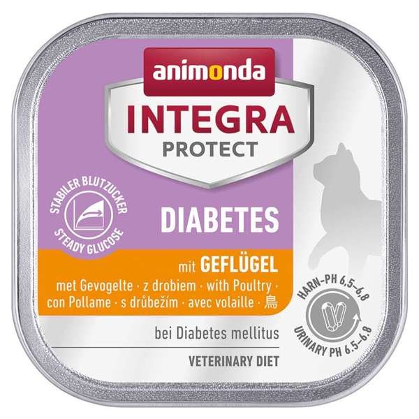 Animonda Cat Integra Protect Adult Diabetes mit Geflügel 16 x 100 g