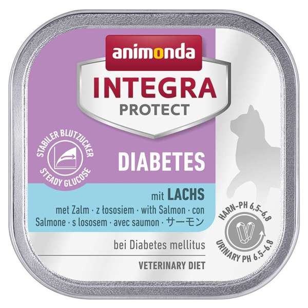 Animonda Cat Integra Protect Adult Diabetes mit Lachs 16 x 100 g