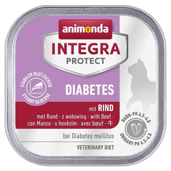 Animonda Cat Integra Protect Adult Diabetes mit Rind 16 x 100 g
