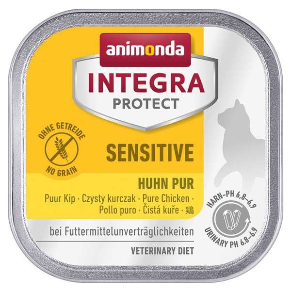 Animonda Cat Integra Protect Adult Sensitive Huhn pur 16 x 100 g